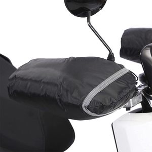 Stuurwarmers - handschoenen voor fietsstuur - winddicht - waterdicht - snowscooter handschoenen - reflecterende strepen