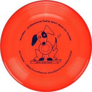 Eurodisc Hondenfrisbee 135g - Oranje