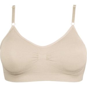 MAGIC Bodyfashion niet-voorgevormde bh top Comfort Bra Bamboo ecru