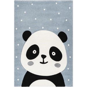Dessa Home Garden Amigo - Vloerkleed- Vloer kleed - Panda - Vlokken - Tapijt - Karpet - 80x150 - Blauw