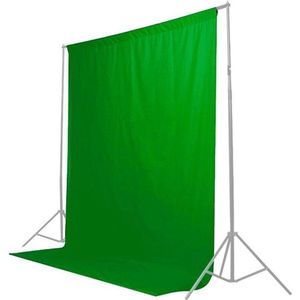 Caruba Achtergronddoek 3x6m Chroma Key Green