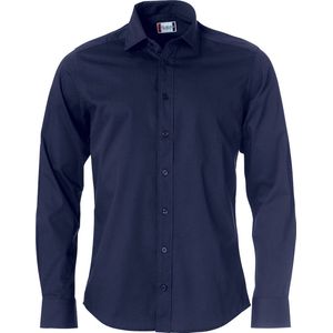 Clique Luxe modern Overhemd Clark maat L kleur Navy Blue