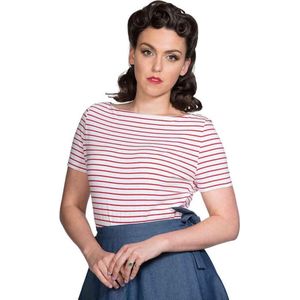 Dancing Days - ITALY SAIL STRIPE Top - 2XL - Rood