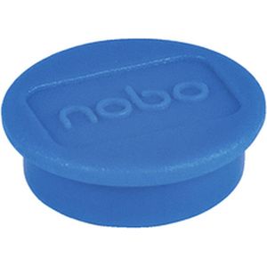 Magneet nobo 13mm 100gr blauw | Blister a 10 stuk | 108 stuks