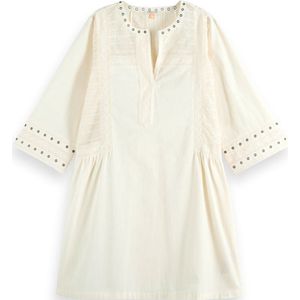 Scotch & Soda Short dress with eyelet detail Dames Jurk - Maat 42