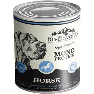 Riverwood 6-pack (5% Korting) - Ultra Premium Natvoer voor Honden - 2.4Kg - Paard Hypoallergeen - Graan- en Glutenvrij