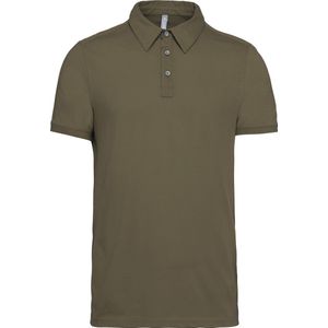 Herenpolo korte mouwen van jersey katoen Kariban Light Khaki - XL