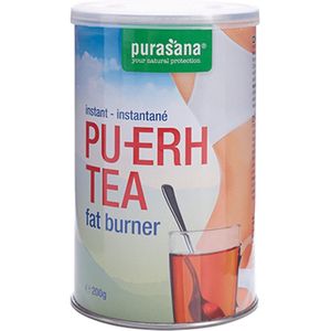 Purasana Pu-erh Tea Instant - Groene Thee - Fatburner - Vetverbrander - 200 Gram