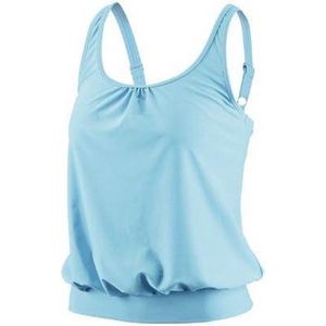 Beco Tankini Top C-cup Dames Polyamide/elastaan Turquoise Maat 44