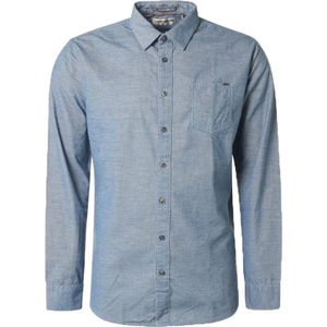 No Excess - Overhemd Corduroy Blauw - XXL - Heren - Modern-fit