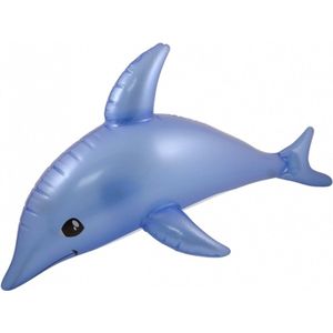 Opblaasbaar dolfijntje 53 cm Blauw