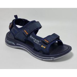 Reewalk® - Heren Sandalen – Sandalen voor Heren – Licht Gewicht Sandalen - Comfortabel Memory Foam Voetbed – Blauw – Maat 44