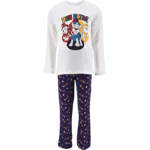 Nickelodeon - Paw Patrol pyjama - jongens - 100% Jersey katoen - wit/blauw - maat 110