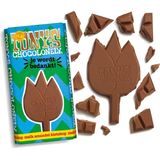 Tony's Chocolonely Melk Amandel Kletskop Chocoladereep ""Je wordt Bedankt!"" - Chocolade Vaderdag Cadeau - Belgische Fairtrade Chocola Geschenk voor Man en Vrouw - 1 x 180 gram