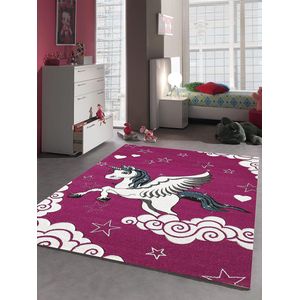 the carpet Monde Modern Zacht Kinderdeken, Zachte pool, Onderhoudsvriendelijk, Kleurecht, Levendige kleuren, 080x150