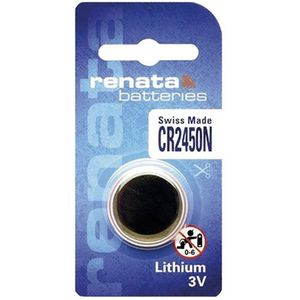 Renata Lithium Batterij - Knoopcel - CR2450N - 1 stuks - 3V - Made in Switzerland