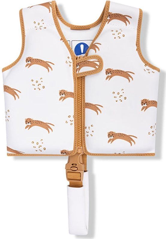 Swim Essentials | Beige Luipaard Zwemvest 1-2 jaar