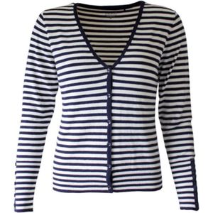 MOOI! Company - Basis dames streep vest - kort model vest-Leonie - S