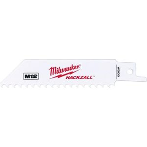 Milwaukee 49005460 Reciprozaagblad - 100 x 6TPI - Hout/Kunststof (5st)