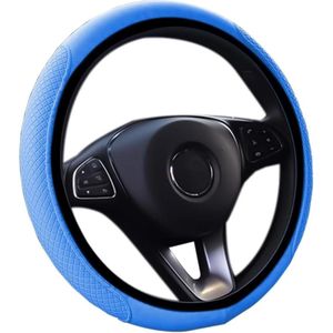 - Universele stuurhoes van microvezel-leer, ademend en antislip (blauw)- Zachte stuurhoes van microvezel-leer, geschikt voor alle seizoenen (blauw)