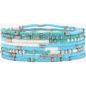 Pura Vida- SEAFOAM DREAM STRETCH ARMBAND SET VAN 8