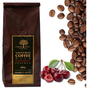 Cherry Tree Gearomatiseerde Hele Boon Koffie met Kersensmaak