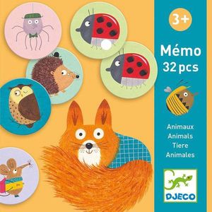 Djeco Memory Dieren +3jr