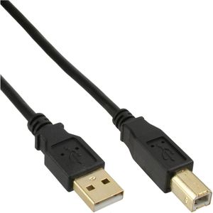 InLine USB naar USB-B kabel - USB2.0 - 3 meter