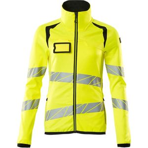 Mascot Accelerate Safe Fleecetrui met rits 19153-315 - Hi-Vis geel/zwart - XL