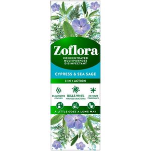 Zoflora - Geconcentreerd Schoonmaakmiddel - Allesreiniger - Cypress & Sea Sage - 120 ML - Limited Edition