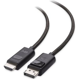 Cable Matters 102103-BLK-1.8m DisplayPort 1.4 HDMI 2.1 kabel - 8K 30Hz - Ultra HD 1080p - 1.8m - Zwart