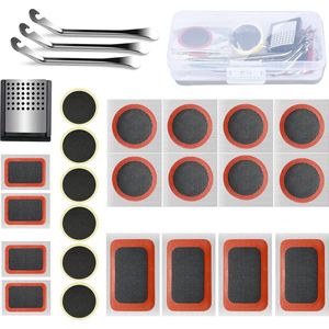 Fietsband Reparatieset - Fietsband plakken - Fietsband plakken set - Fietsband Plakkers - Bandenplakkers - Fietsband Reparatie - Fietsbandreparatie - Fietsbandrepatieset - Mountainbike Reparatieset
