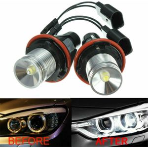 TLVX H8 LED Angel Eyes Canbus 2 stuks - geschikt voor BMW E39 - E53 - E60 - E61 - E63 - E64 - E65 - E66 - E87 - 525i - 530i - 545i