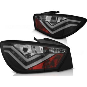 Achterlichten - SEAT IBIZA 6J 3D - 06 08-12 - ZWART - LED STRIP