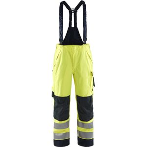 Blaklader Multinorm shell werkbroek 1881-1532 - High Vis Geel/Marineblauw - XS