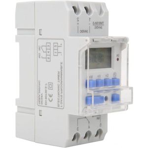 7 Dagen Programmeerbare Digitale Tijdopnemerschakelaars met LCD Vertoning 24V gelijkstroom 16A - TM919A-3