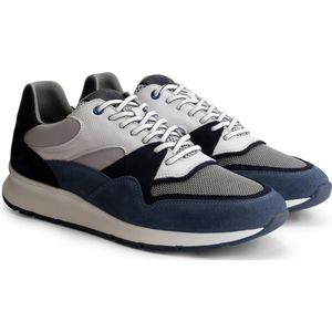 Travelin' Ledbury Leren Herensneakers - Mannen veterschoenen - Blauw leer