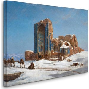 Jules Laurens - The Blue Mosquee in Tabriz, Persia - De Blauwe Moskee in Tabriz, Perzië (1872) - 2:3