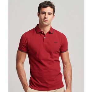 Superdry Vintage Tipped Polo Met Korte Mouwen Rood 2XL Man