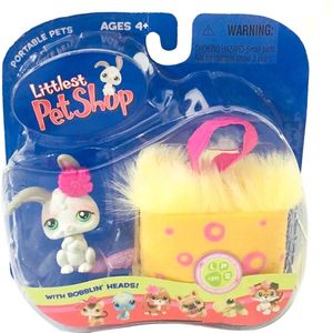 Littlest Pet Shop Draagbare Huisdieren konijn in draagtas - Collector