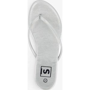 Dames teenslippers zilver - Maat 36