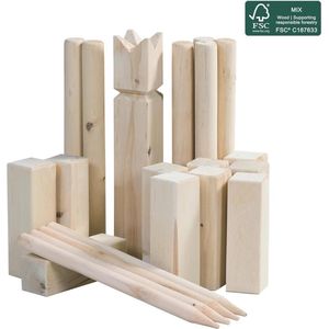 Outdoor Play - Kubb Game - incl draagtas -buiten spelen - FSC