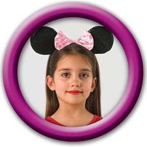RUBIES FRANCE - Minnie muizenoren haarband met lovertjes voor meisjes