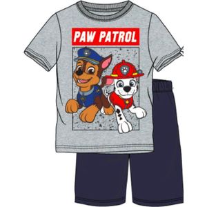 Paw Patrol Pyjama-met-korte-mouw-grijs - Maat 116