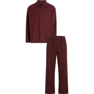 Calvin Klein heren pyjama met knoopjes - donkerrood