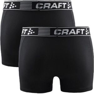 Craft Greatness Boxer 3-Inch 2Pack M 1905292 - Sportonderbroek - Black - Heren - Maat XS