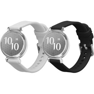 Horlogebandje voor Garmin Lily 2 - Zwart/Grijs