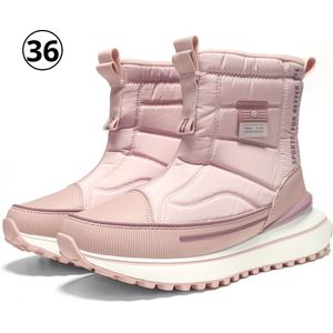 Livano Antislip Sneeuwboots - Snowboots - Wintersport Sneeuwschoenen - Ski Gadgets Voor Dames - Maat 38 - Roze