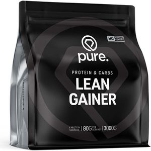 PURE Lean Gainer - chocolade - 3000gr - eiwitten - weight gainer / mass gainer
