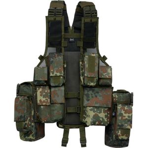 Urban Classics Tactical vest Basic flecktarn one size Groen